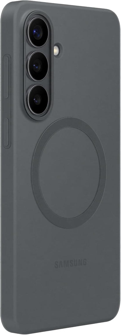 Samsung Silicone Magnet Case cover magnetica in silicone con tecnologia Magnetic Power Profile Galaxy S26+, Black