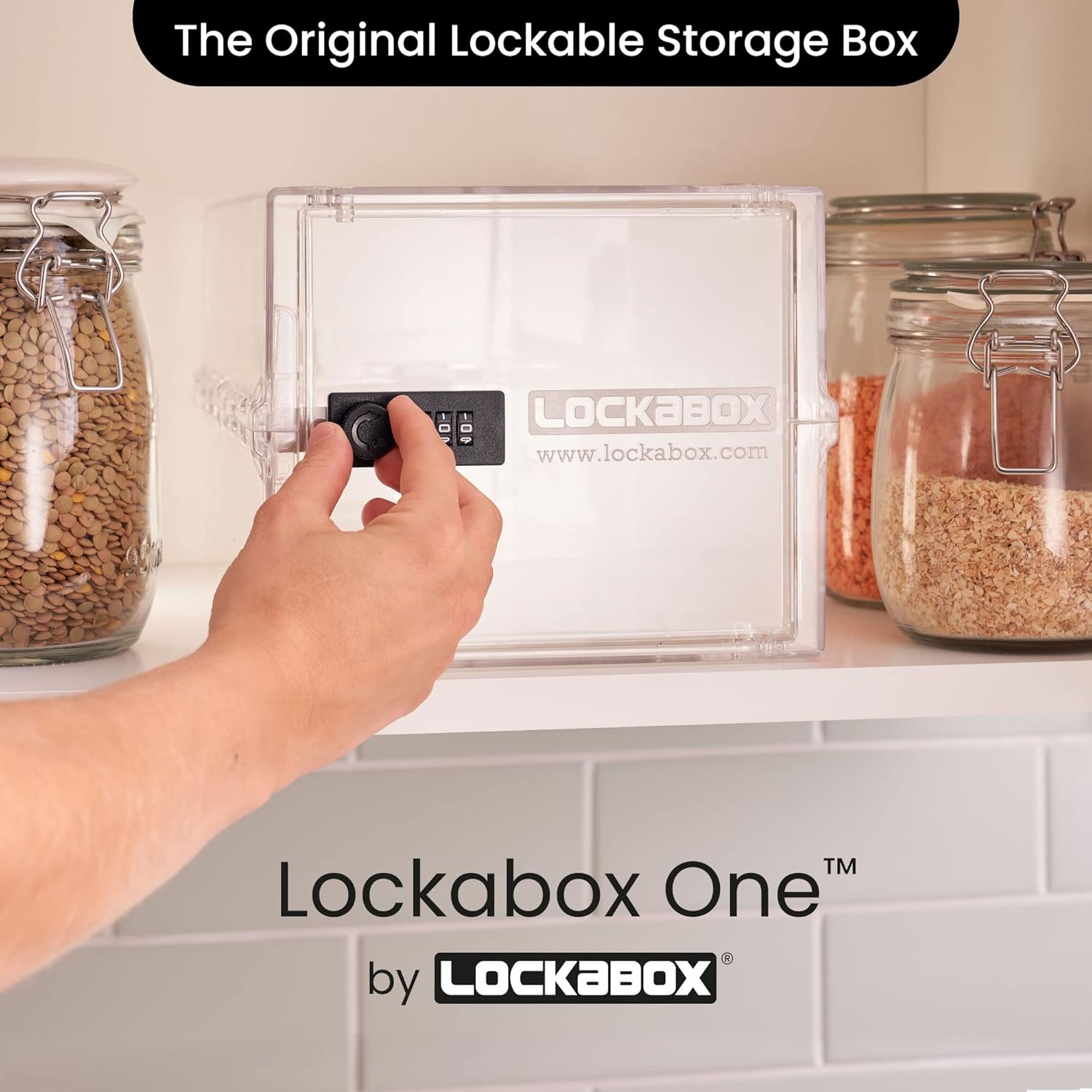 Lockabox One Storage Box 10L Crystal
