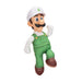 The Super Mario Galaxy Movie Fire Luigi Poseable Plush 15" / 38cm, Officially Licensed by Jakks Pacific, Plush with Sculpted Roto Head, Nintendo Collectible Plush, for Ages 3+