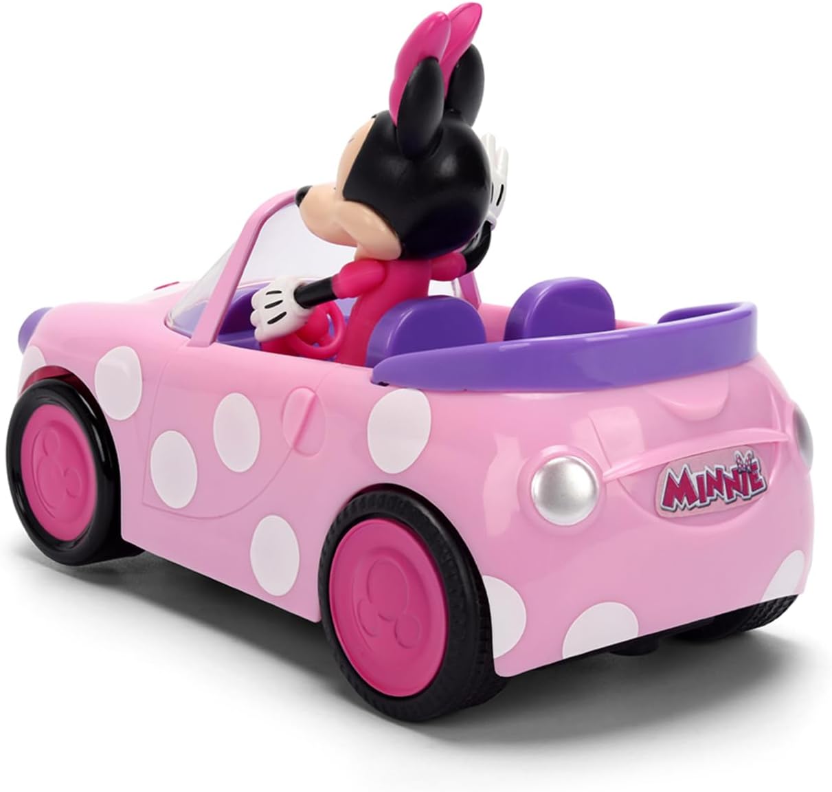Jada - Disney Minnie RC Roadster 1:32 - Minnie Mouse Radio Controlled Car with Remote Control, Official Disney Design, 9336833314R00, +3 Years