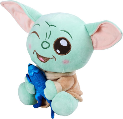 Simba official Disney The Mandalorian Movie Grogu with Lizard, 25cm plush soft toy fan favourite