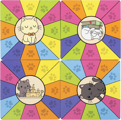 Project Genius Kitty Litter Matching Game, Cat-Themed Tile Game