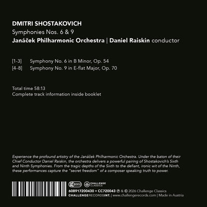 Dmitri Shostakovich: Symphonies Nos. 6 & 9