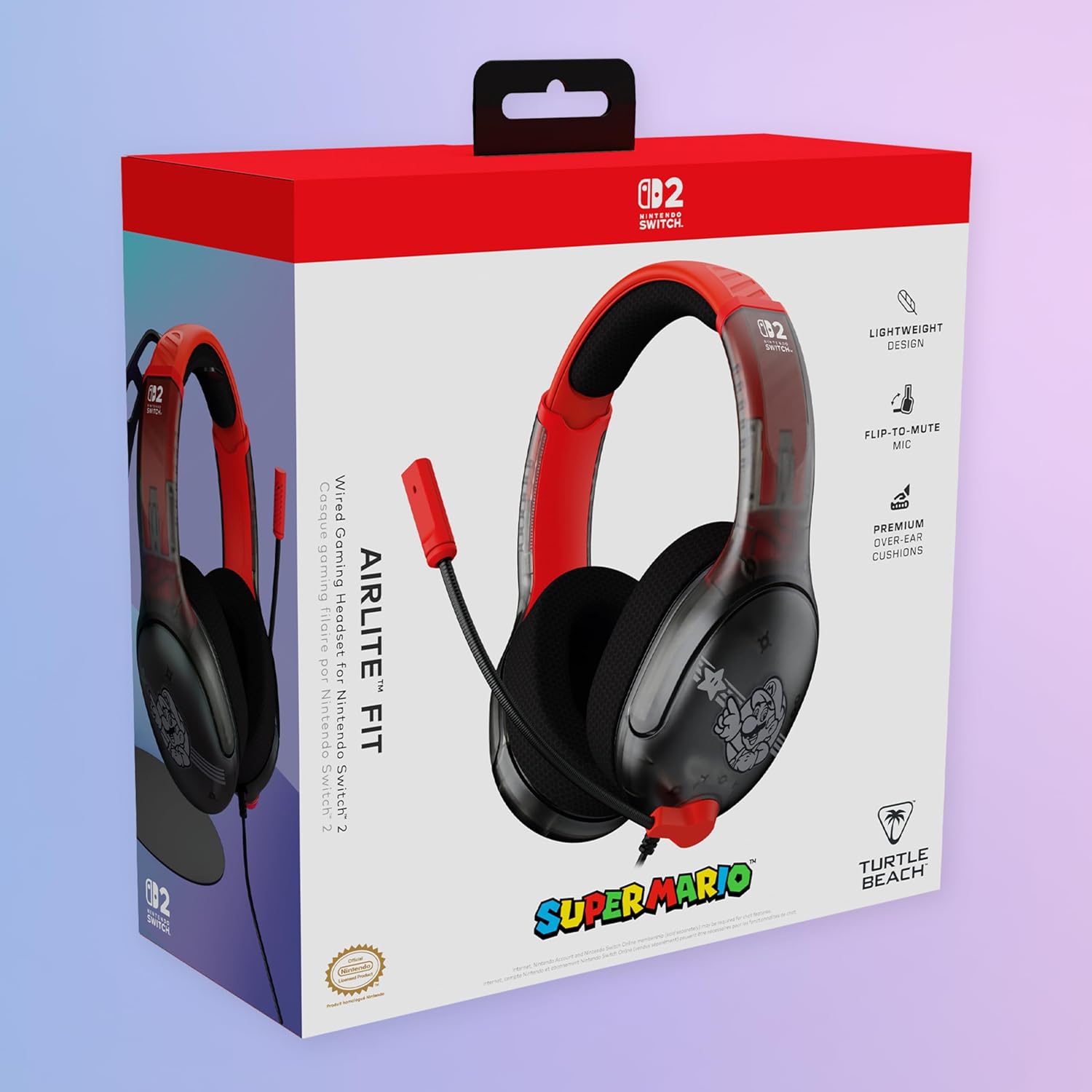 Turtle Beach -  Airlite Fit Headset - Mario Star