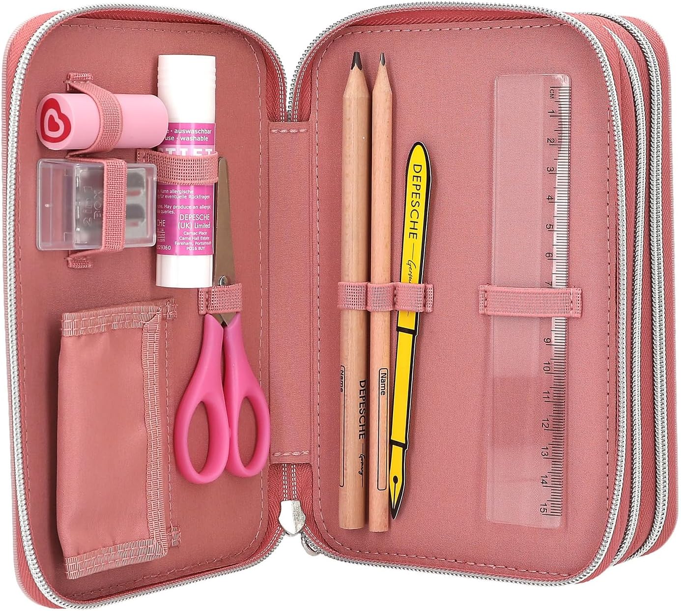 Topmodel - Triple Pencil Case - Dots