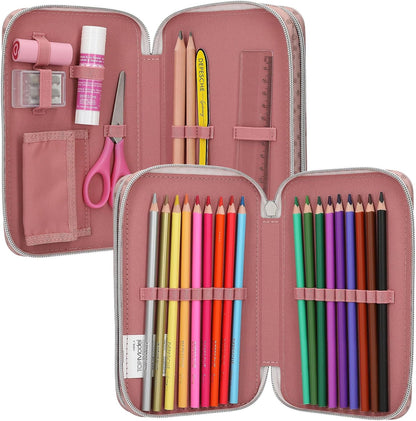 Topmodel - Double Pencil Case Dots - RosT