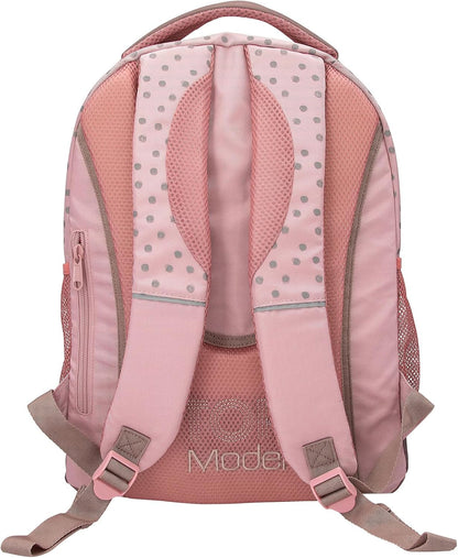 Topmodel - School Backpack Dots - RosT With Grey Dots