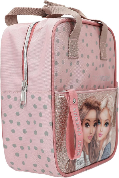Topmodel - Topmodel Backpack Dots - RosT With Grey Dots - Small