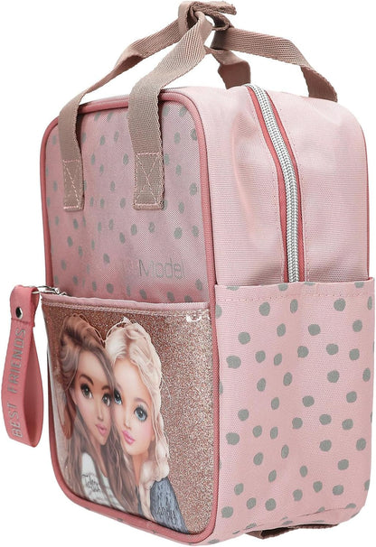 Topmodel - Topmodel Backpack Dots - RosT With Grey Dots - Small