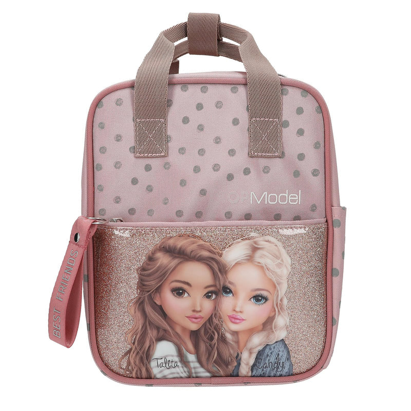 Topmodel - Topmodel Backpack Dots - RosT With Grey Dots - Small