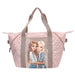 Depesche 14014 TOPModel Dots Sports Bag in Pink with Model Motif and Dots Pattern Bag with Handle and Inner Compartment