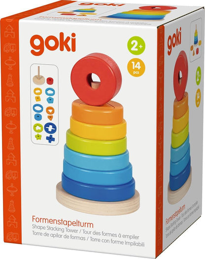 Goki - Shape Stacking Tower (58299)