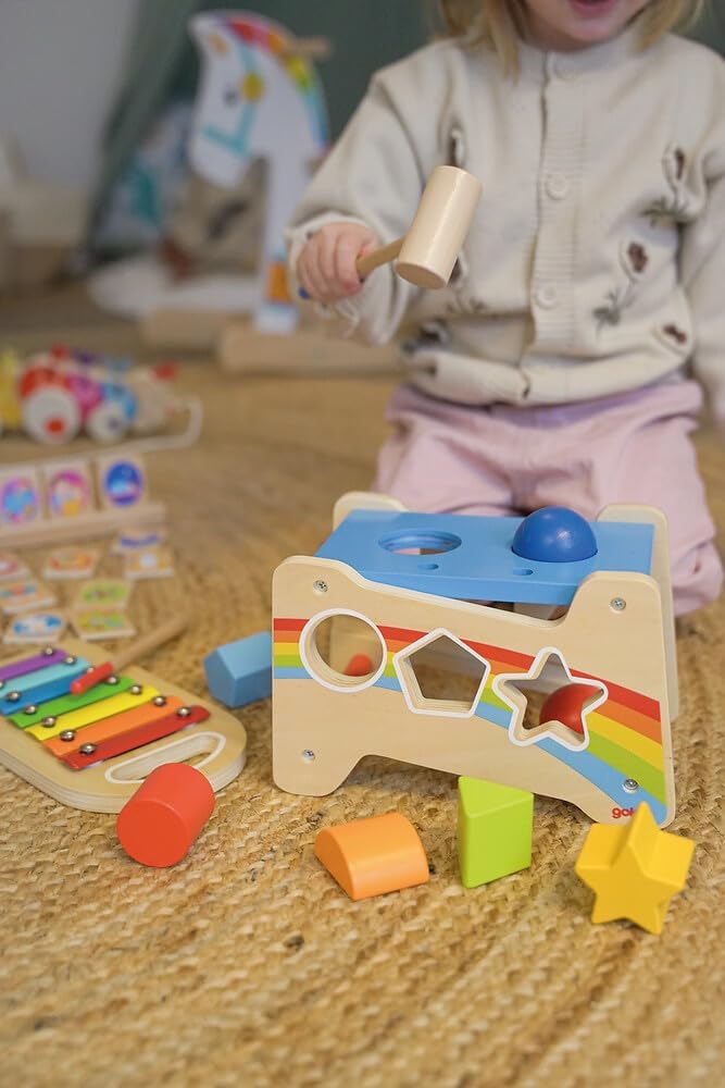 Goki - Hammer Bench With Xylophone And Sorting Function (58304)