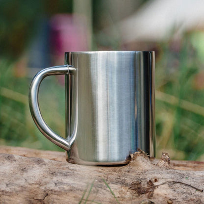 Lifeventure Stainless Steel Mug – Strong Corrosion Resistant Mug Ideal for Camping or Travel