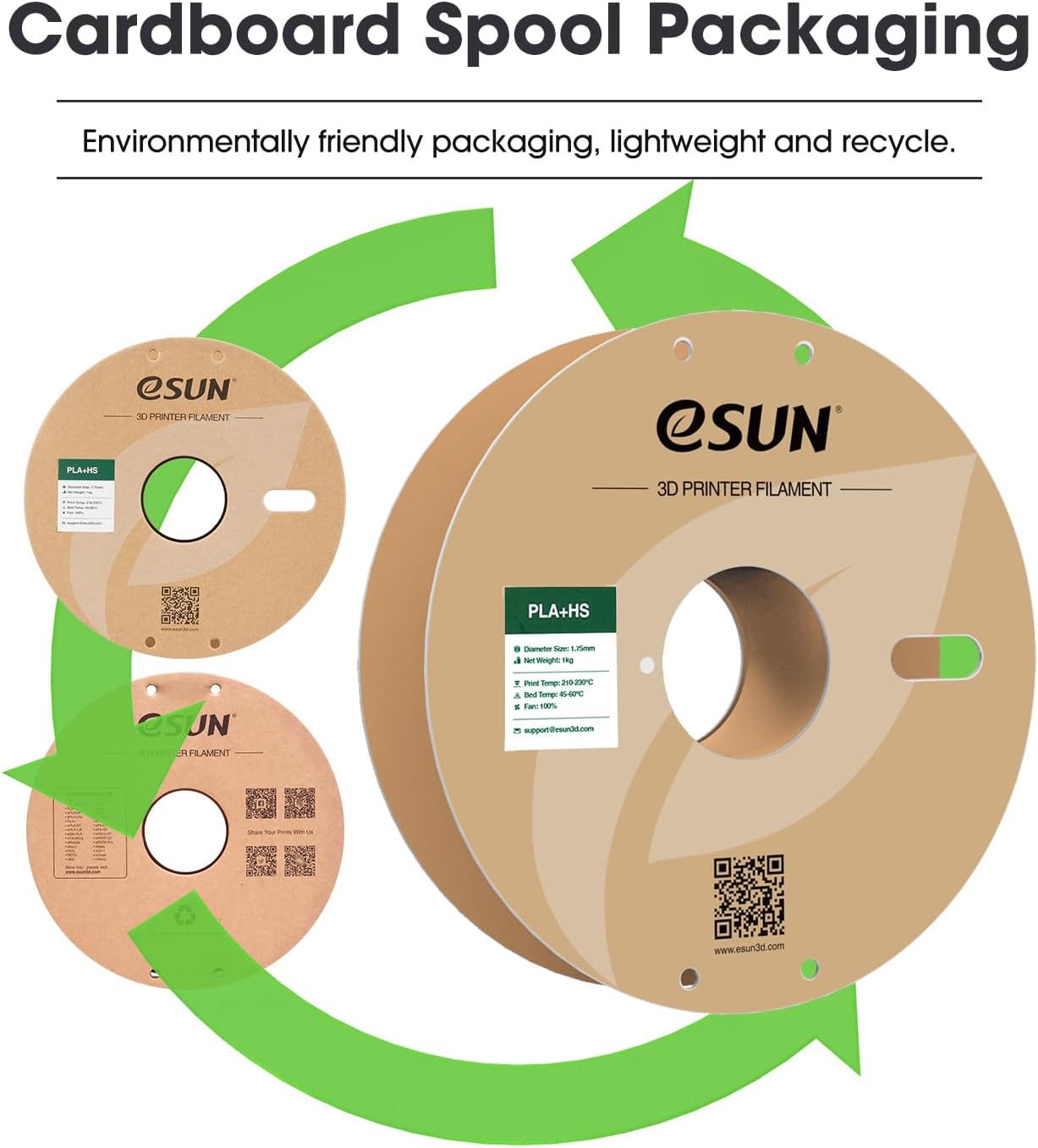 Esun - Pla+Hs  Pine Green (1.75Mm - 1Kg)