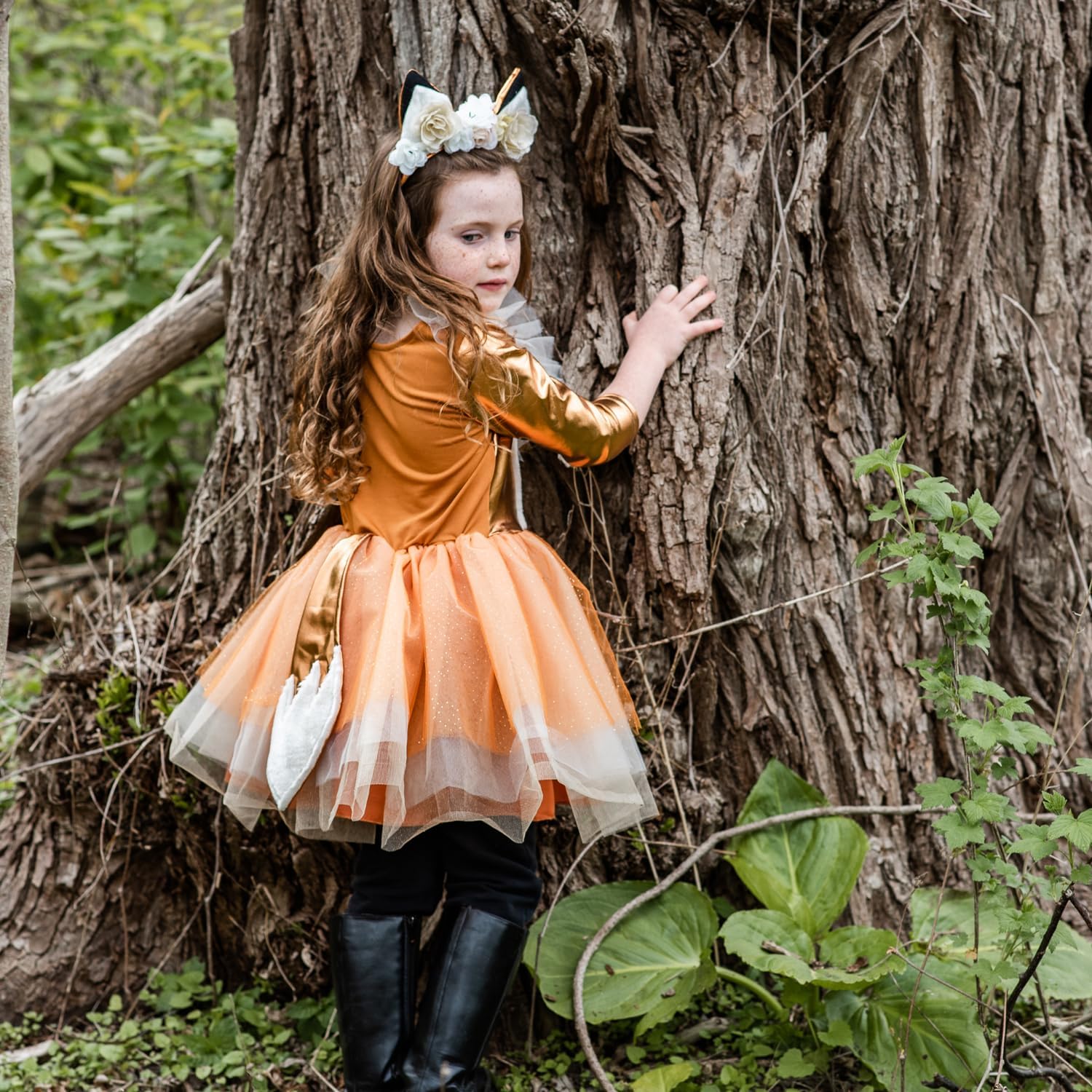 Great Pretenders - Woodland Fox Dress w/HB, maat US 3-4 mutsen, maskers en accessoires voor feestjes, meerkleurig, effen (31673