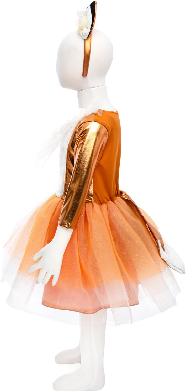 Great Pretenders - Woodland Fox Dress w/HB, maat US 3-4 mutsen, maskers en accessoires voor feestjes, meerkleurig, effen (31673