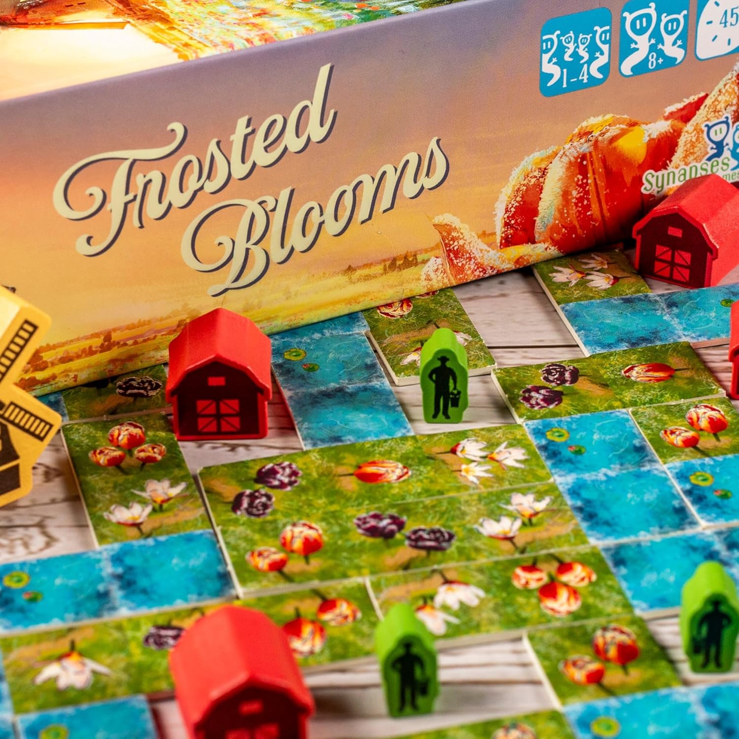 Synapses Games | Frosted Blooms | Board Game | Ages 8+ | 1-4 Players | 40 Minutes Playing Time