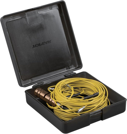Topeak Internes Kabelführungs-Set 5-TLG, Aluminium/Stahl/Composite, Schwarz/Gelb, 5 Verschiedene Kabel, kompakt 12,6x12x3,9 cm, 15400213