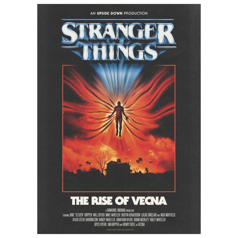 FaNaTtik Stranger Things Rise of Vecna Kunstdruck - Limited Edition (995) A3 Poster Sammlerstück und individuell nummeriert