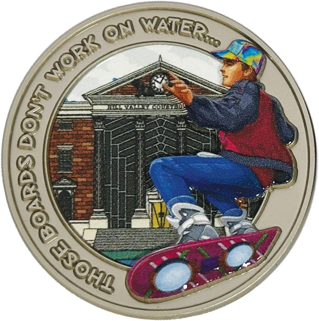 Fanattik Back To The Future Hoverboard (Collectible Coin/Moneta da ...