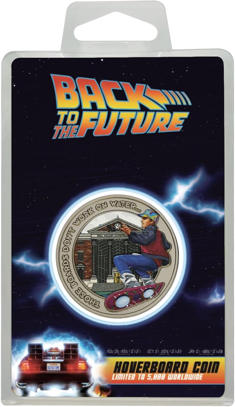 Fanattik Back To The Future Hoverboard (Collectible Coin/Moneta da ...