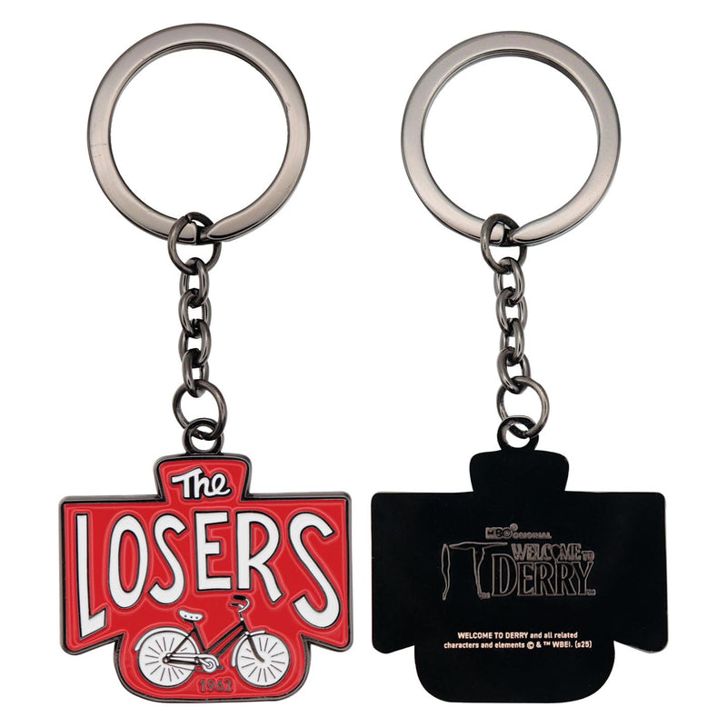 FaNaTtik IT: Welcome to Derry The Losers Club Schlüsselanhänger – Offiziell lizenzierte limitierte Auflage Sammlerstück Metall Schlüsselanhänger – Horror-Merchandise-Artikel