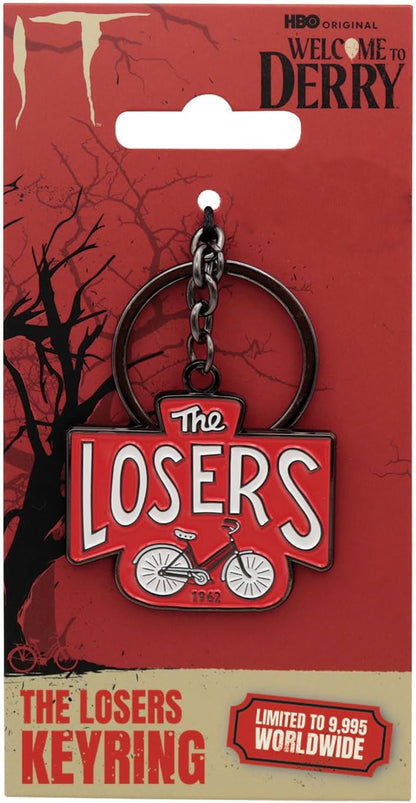 FaNaTtik IT: Welcome to Derry The Losers Club Schlüsselanhänger – Offiziell lizenzierte limitierte Auflage Sammlerstück Metall Schlüsselanhänger – Horror-Merchandise-Artikel