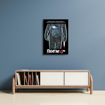 FaNaTtik Kunstdruck "Friday the 13th", limitierte Auflage, A3, offizielles Lizenzprodukt, Horror-Sammelstück, 297 x 420 mm