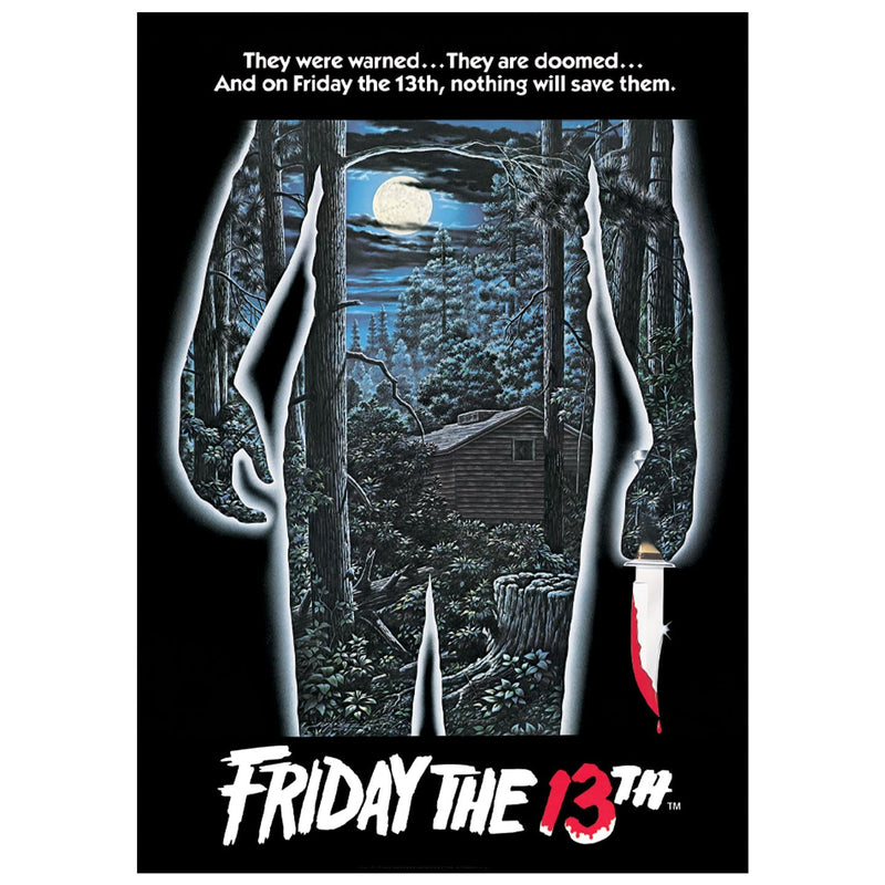 FaNaTtik Kunstdruck "Friday the 13th", limitierte Auflage, A3, offizielles Lizenzprodukt, Horror-Sammelstück, 297 x 420 mm