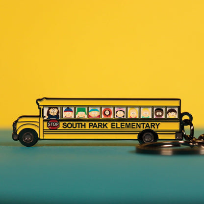 FaNaTtik South Park Limited Edition School Bus Keyring – Individually Numbered Collectible - Metal (70 x 19mm