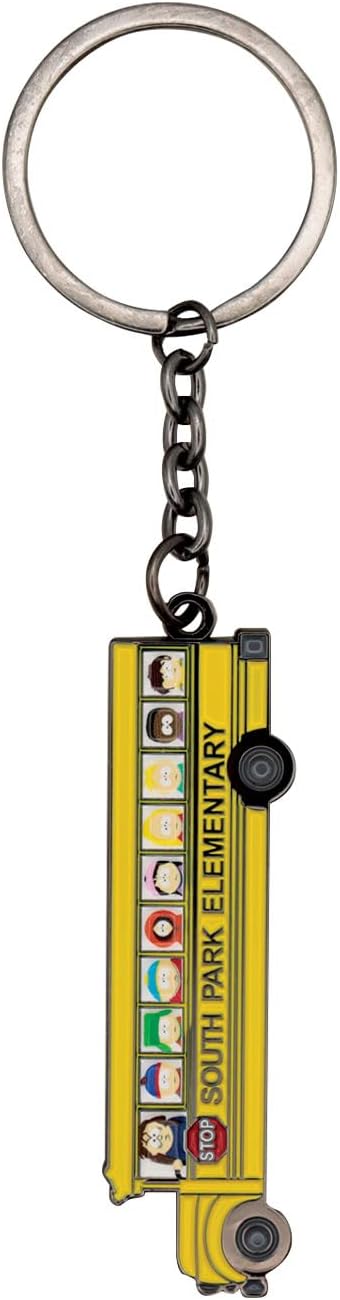 FaNaTtik South Park Limited Edition School Bus Keyring – Individually Numbered Collectible - Metal (70 x 19mm