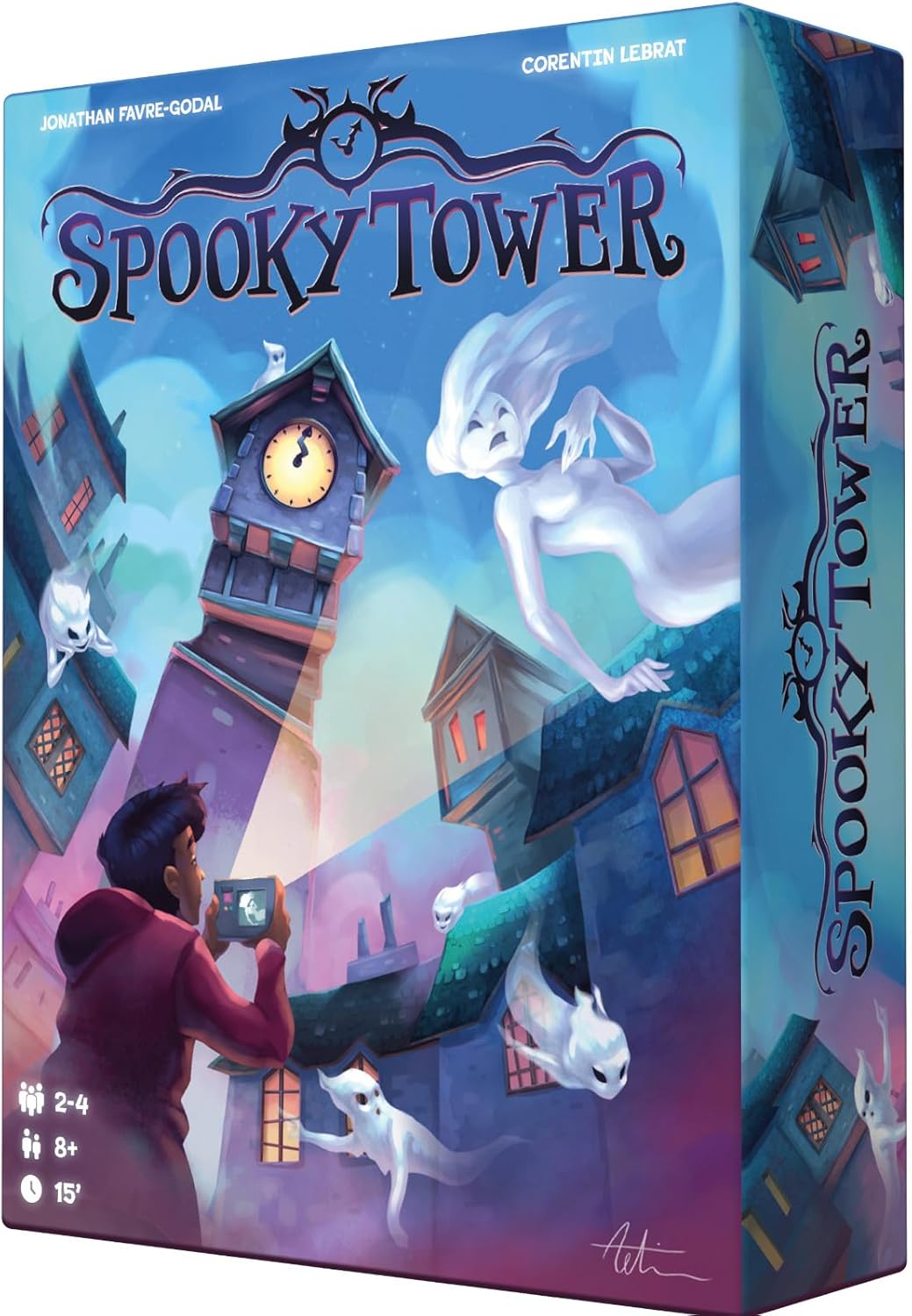 Asmodee | Spooky Tower | Board Game | Ages 8+ | 2-5 Players | 15 Minutes Playing Time