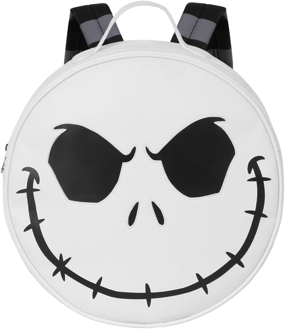 Disney Nightmare Before Christmas Bone-Runder Rucksack, Weiß