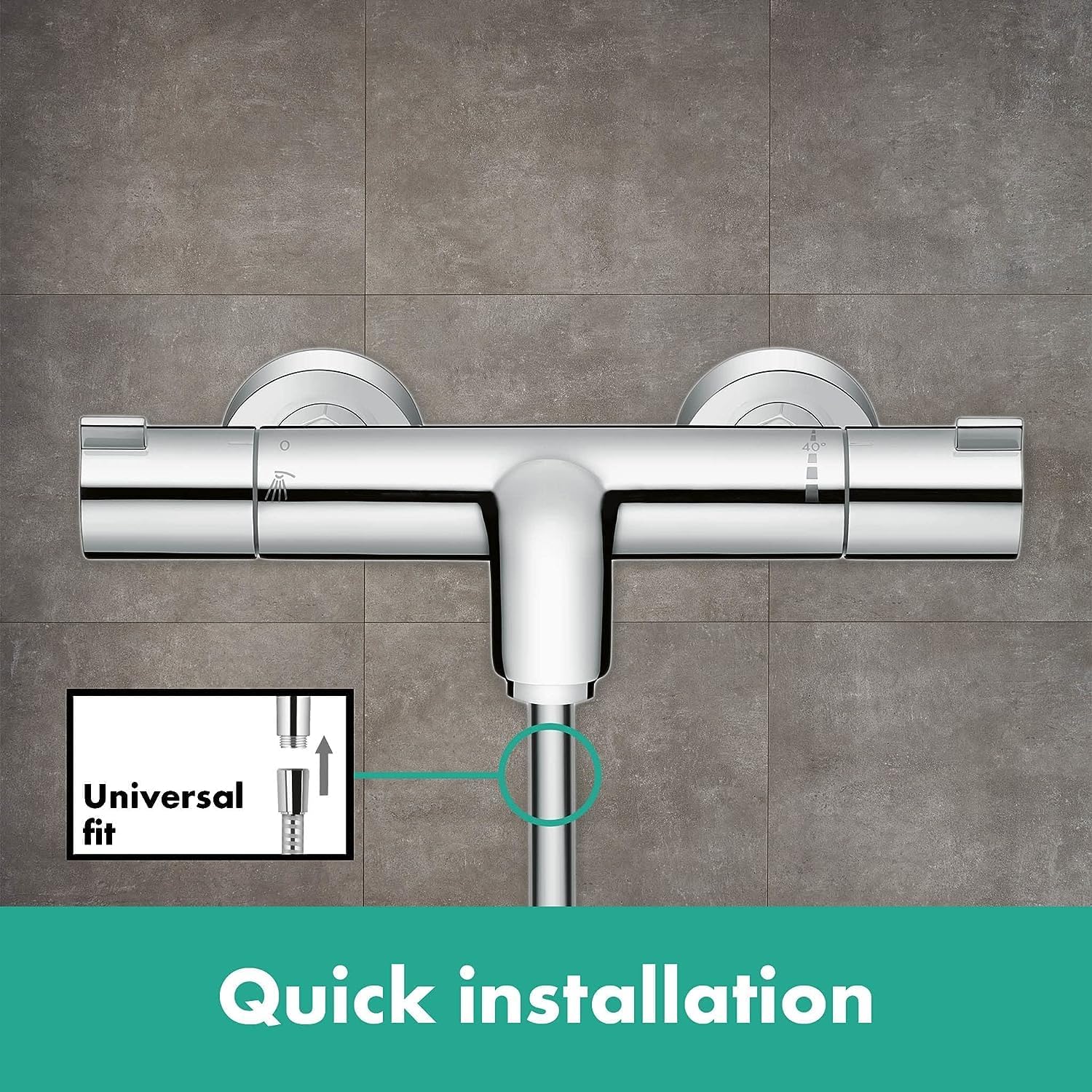Hansgrohe Thermostatische Bad- En Douchemengkraan Myfox Chroom