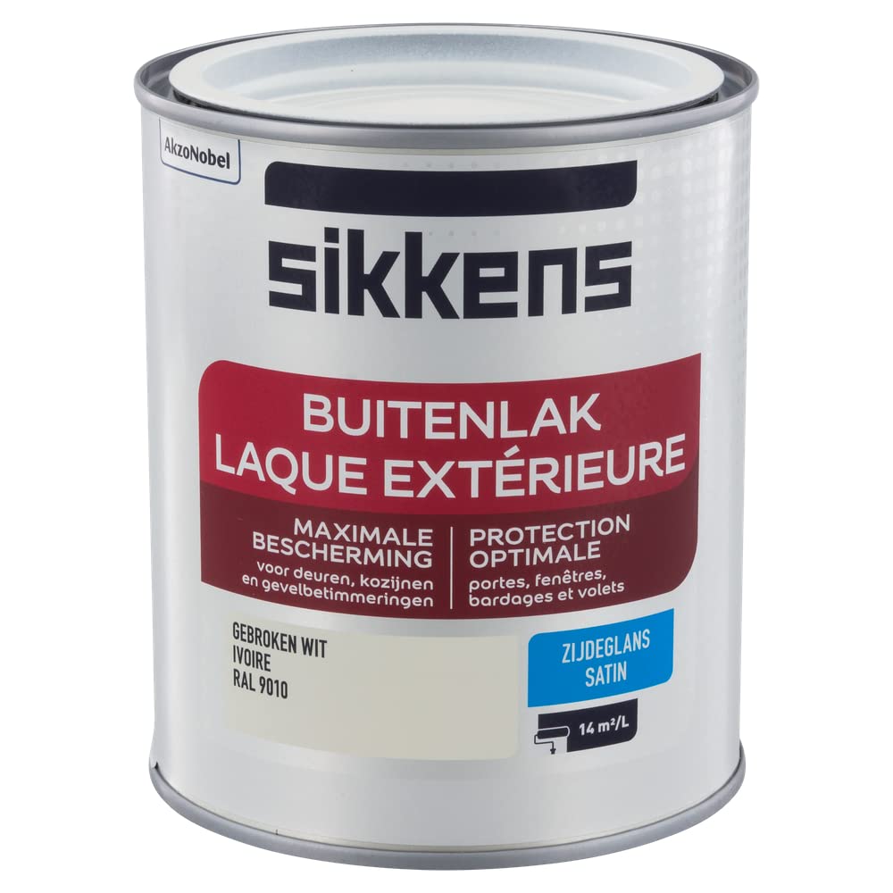 Sikkens - Sikkens Buitenlak - Zijdeglans - Ral 9010 - 0.75L