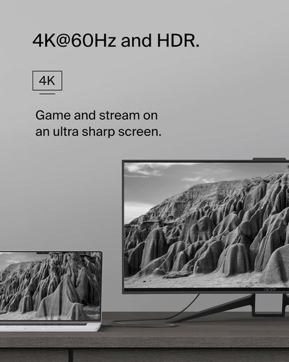 Belkin Connect USB4-Kabel, 2-m-Ladekabel, USB-C-auf-USB-C-Kabel mit 240-W-Power Delivery, 20 Gbit/s – USB4-konformes Ladekabel, kompatibel mit Geräten wie MacBook, Windows-Laptops und Chromebook