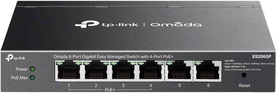 TP-Link Omada Switch 8x GE ES208GP PoE