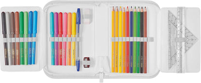 Herlitz Pencil case, Multicoloured, 20,3 x 14 x 3,5 cm