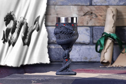 Nemesis Now Dragon Coil Goblet 20Cm
