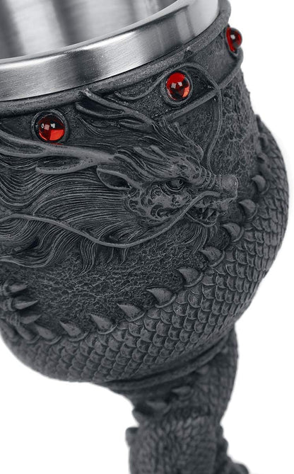 Nemesis Now Dragon Coil Goblet 20Cm