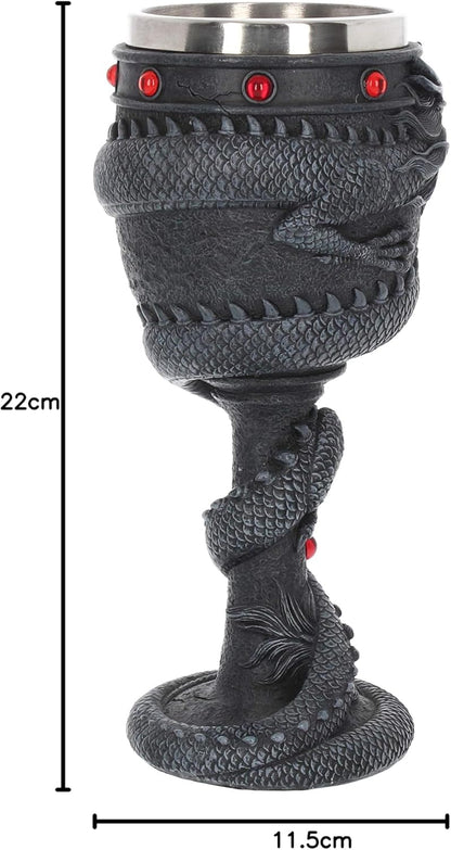 Nemesis Now Dragon Coil Goblet 20Cm