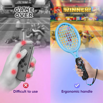 Oniverse - Nsw2 Tennis Kit Pack Of 2 Rackets - Orange/Blue