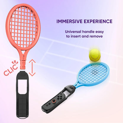 Oniverse - Nsw2 Tennis Kit Pack Of 2 Rackets - Orange/Blue