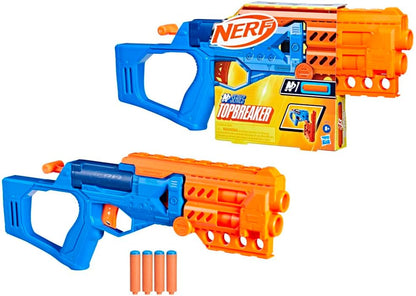 NERF N Series Topbreaker Launcher 4 Official N1 Darts Only Compatible with N1 Launcher Open to Reload Gift for Kids 8 Years