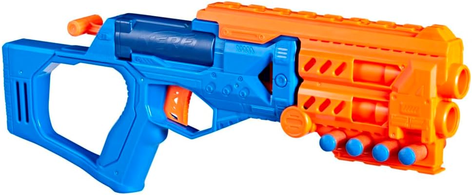NERF N Series Topbreaker Launcher 4 Official N1 Darts Only Compatible with N1 Launcher Open to Reload Gift for Kids 8 Years