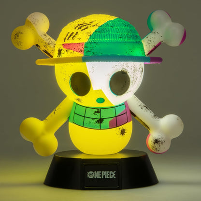Paladone One Piece Jolly Roger Icon Light – 11cm Skull‑and‑Hat Character Lamp – Netflix Bedroom or Desk Light