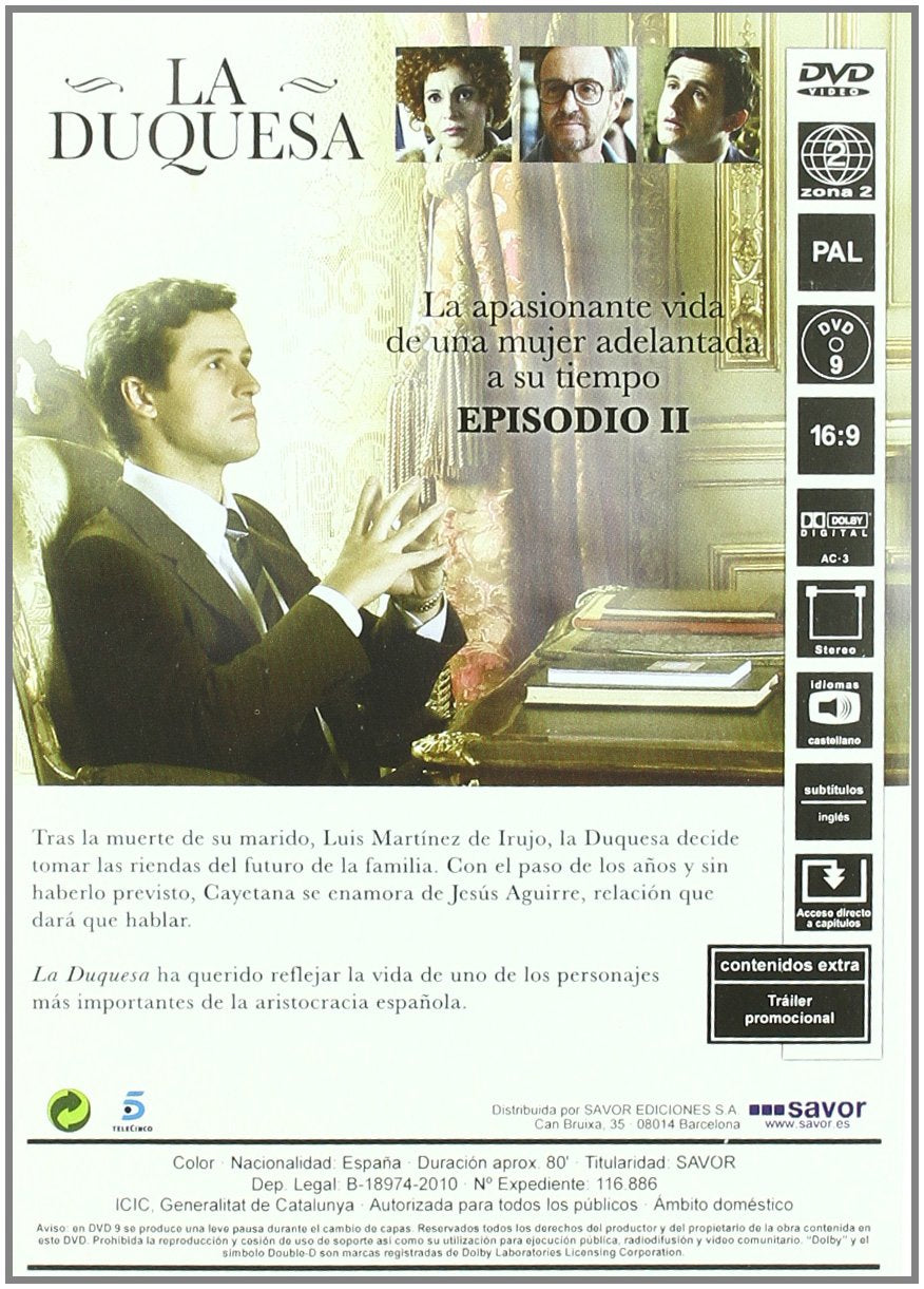 La Duquesa (la Miniserie) (2010) Adriana Ozores; Carmen Sanchez;