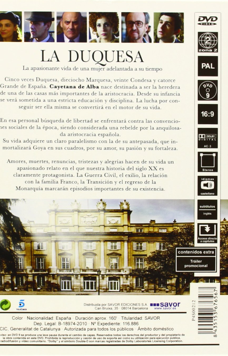 La Duquesa (la Miniserie) (2010) Adriana Ozores; Carmen Sanchez;