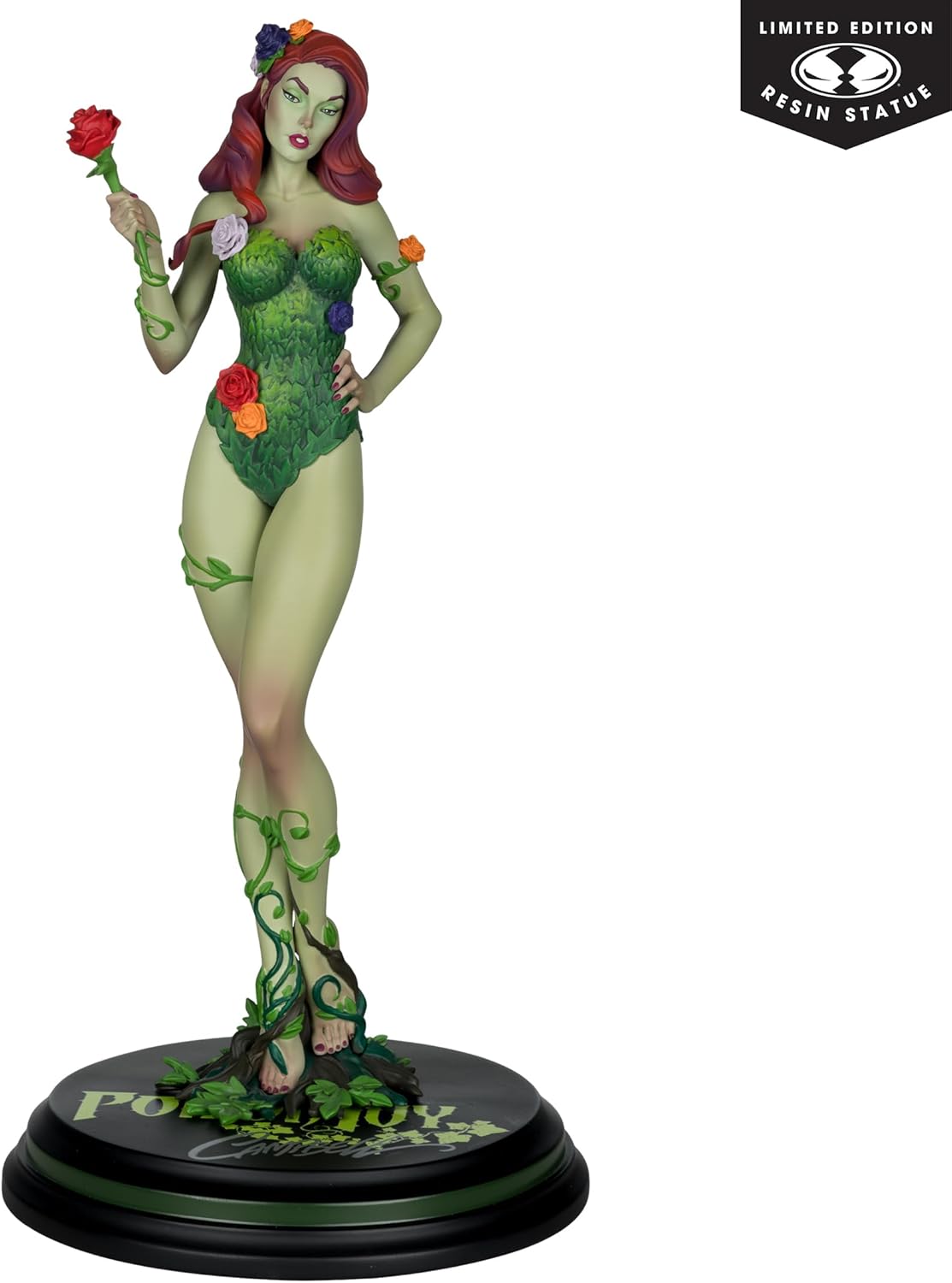 McFarlane DC Direct Poison Ivy di J. Scott Campbell (DC Cover Girls) Statua giocattolo in resina scala 1:8